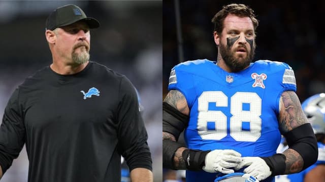 Dan Campbell Responds to Taylor Decker: "Hell Not Going to Call Him"
