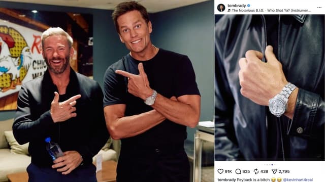 Tom Brady’s Diamond-Encrusted Watch Stole The Show at Kevin Hart Roast