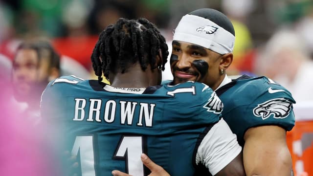 Jalen Hurts' Mom Calls A.J. Brown's Jersey Choice "Petty"
