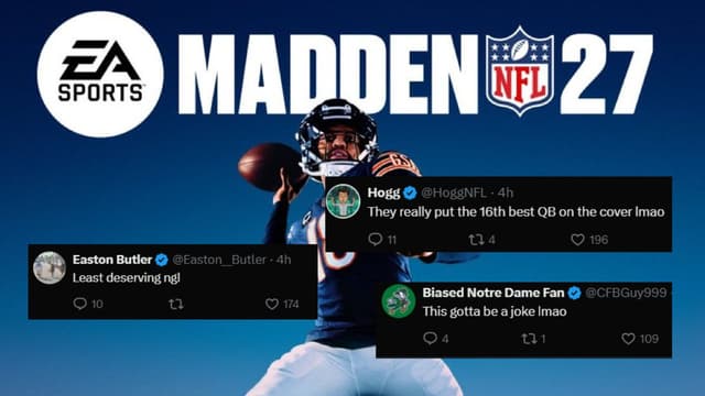 Caleb Williams’ Madden Cover Draws Backlash From NFL Fans