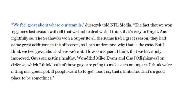 Kyle Juszczyk: “If People Want to Forget About Us, That’s Fantastic”