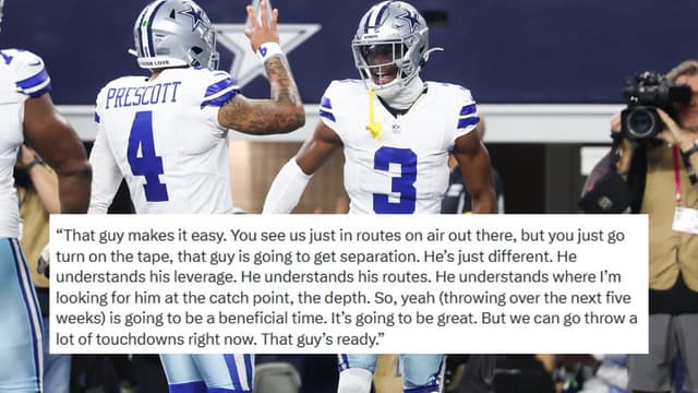 Dak Prescott Raves About George Pickens After Cowboys Minicamp