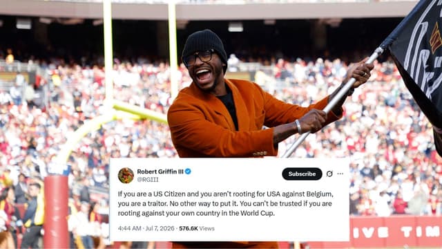 Robert Griffin III Calls Americans Rooting Against USA 'Traitors'
