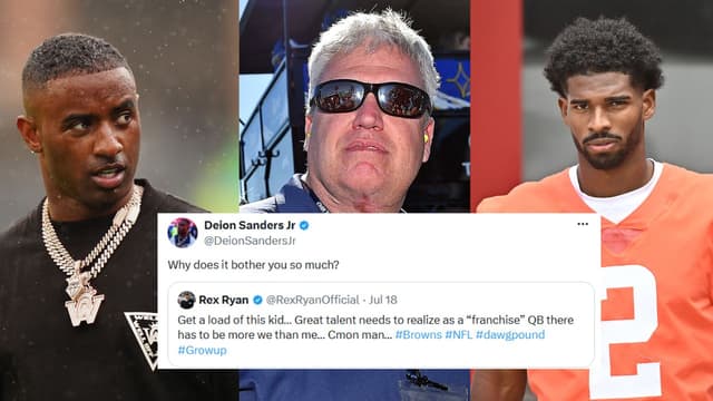 Deion Sanders Jr. Fires Back at Rex Ryan Over Shedeur Criticism