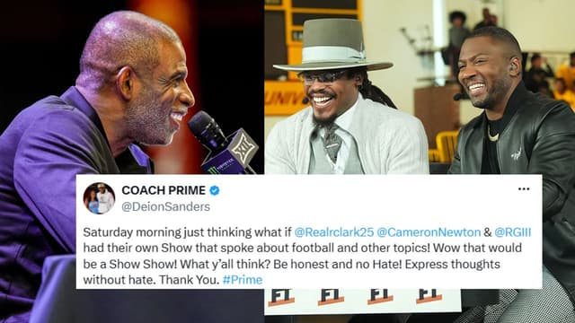 Deion Sanders Wants Ryan Clark, Cam Newton to Team Up for New Show