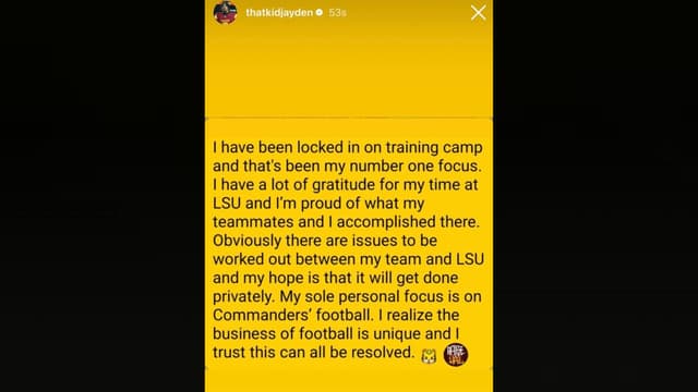 Jayden Daniels Breaks Silence on LSU NIL Dispute