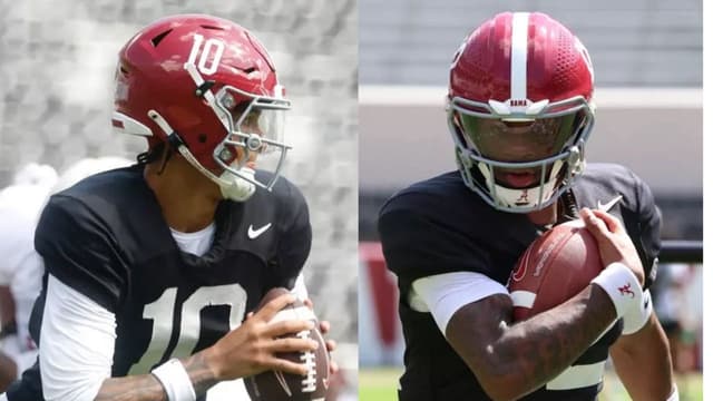 Kalen DeBoer Breaks Down Alabama QB Battle Between Austin Mack and Keelon Russell