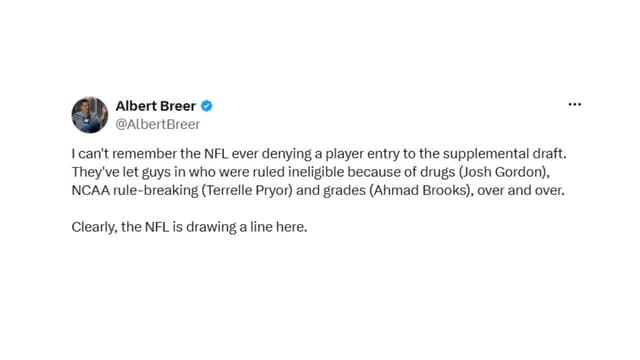 Albert Breer Believes NFL Is Drawing a Line in Brendan Sorsby Case