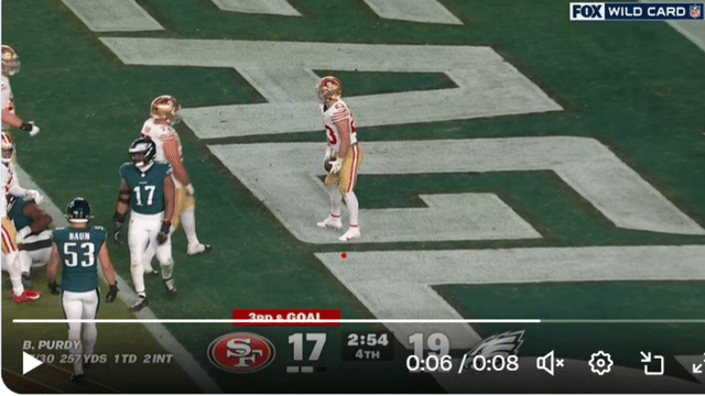 Brock Purdy Finds Christian McCaffrey to Put 49ers Back Ahead