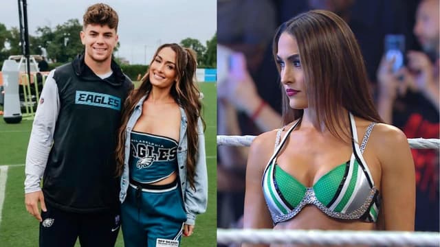 Nikki Bella Reignites Cooper DeJean Dating Rumors With Eagles-Inspired WWE Look