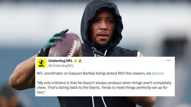 NFL Coordinator Questions Saquon Barkley's No. 3 Ranking