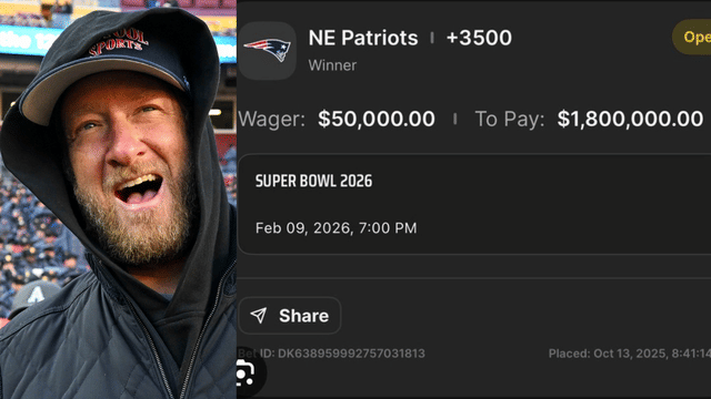 Portnoy Shares $50K Patriots Bet That Might Win Him $1.8 Million After Super Bowl LX