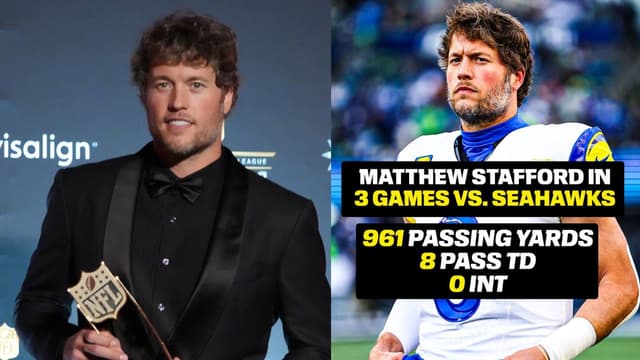 Matthew Stafford Posted MVP Numbers Against Seattle Seahawks