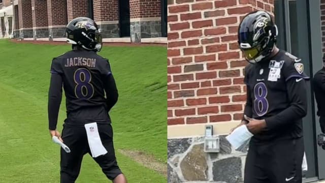 Lamar Jackson Returns to Ravens Practice After Missing First OTA Week