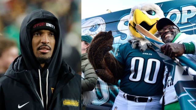 Commanders QB Jayden Daniels Applauds Philadelphia Crowd