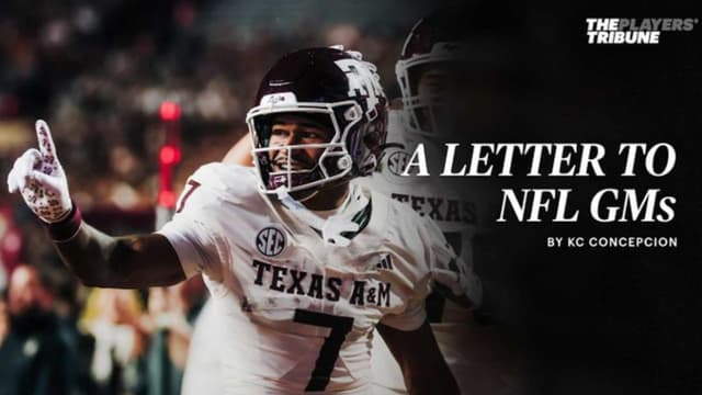 KC Concepcion Declares Himself the Best Receiver in Letter to All GMs