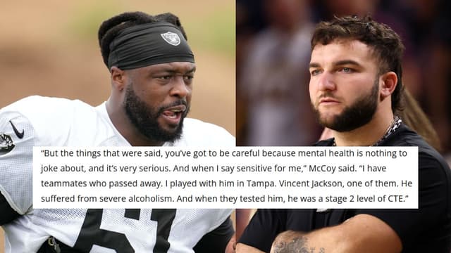 Gerald McCoy Calls Out Cam Skattebo Over CTE, Asthma Comments
