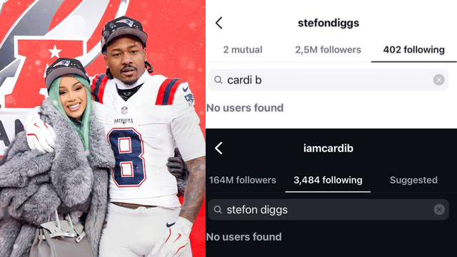 Breakup Speculations Grow as Stefon Diggs, Cardi B Unfollow Each Other After Super Bowl
