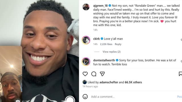A.J. Green Shares Emotional Tribute for Rondale Moore