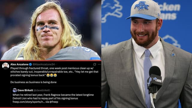 Ex-Lions LB Alex Anzalone Blasts Team Over Making Frank Ragnow Repay Bonus