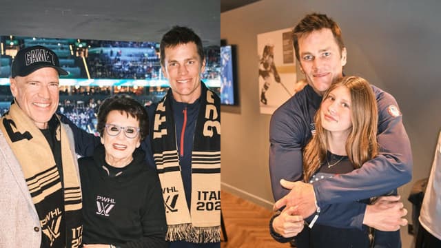 Tom Brady Attends Team USA’s Olympic Hockey Gold Medal Win With Daughter Vivian