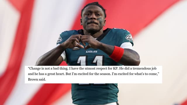 Eagles Star A.J. Brown Shuts Down Trade Speculation With 2026 Vision in Philly