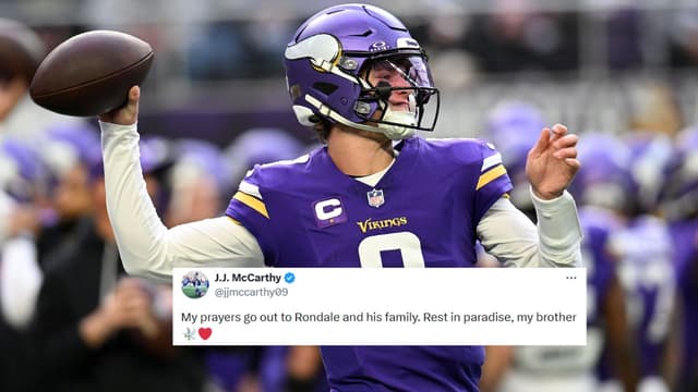 J.J. McCarthy Shares Emotional Tribute After Rondale Moore’s Death