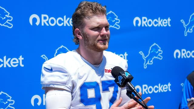 Aidan Hutchinson Reacts to Lions Drafting More Michigan Players