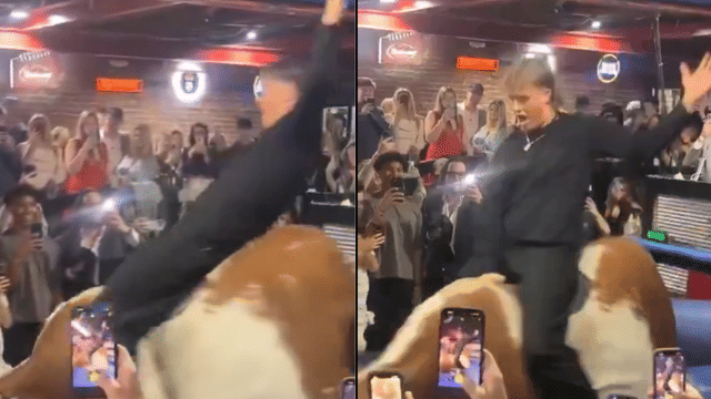 Giants QB Jaxson Dart Goes Bull-Riding, Fans Panic