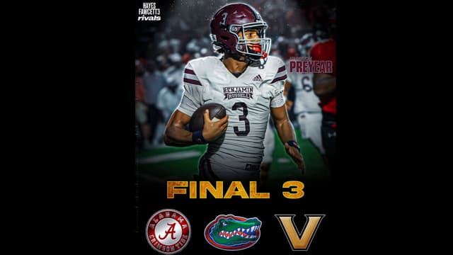 Four-Star QB Kingston Preyear Narrows Recruitment to Alabama, Florida and Vanderbilt