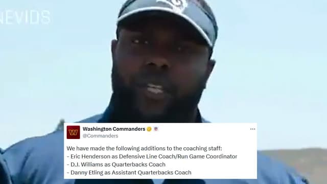 Washington Commanders Add Eric Henderson and Two Quarterbacks Coaches