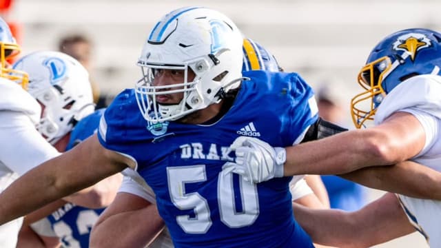 Drake DL Gene Blalock Enters Transfer Portal