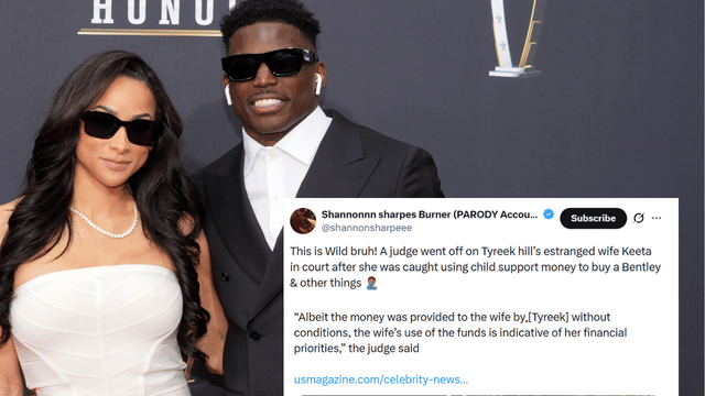 Judge Scolds Keeta Hill Over Bentley, Luxury Spending After Getting $714K From Tyreek Hill