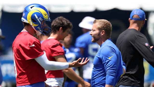 Sean McVay Reveals Matthew Stafford Suffered Index Finger Sprain vs. Panthers