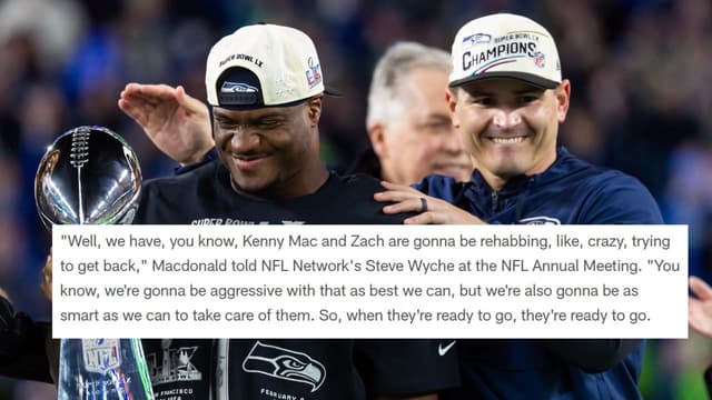 Mike Macdonald Not Worried About Replacing Kenneth Walker III
