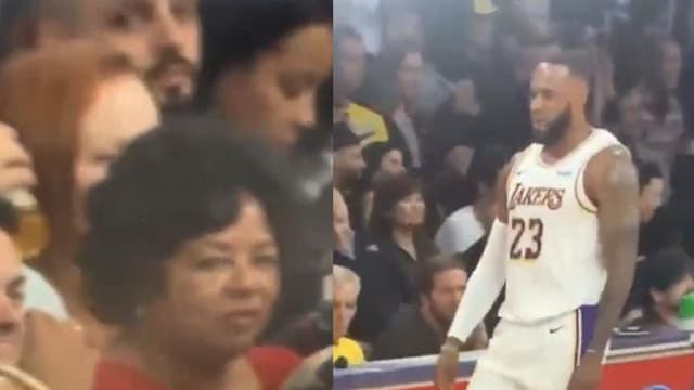 Leaked Video Shows Fan Hilariously Scold LeBron James Over His Cussing