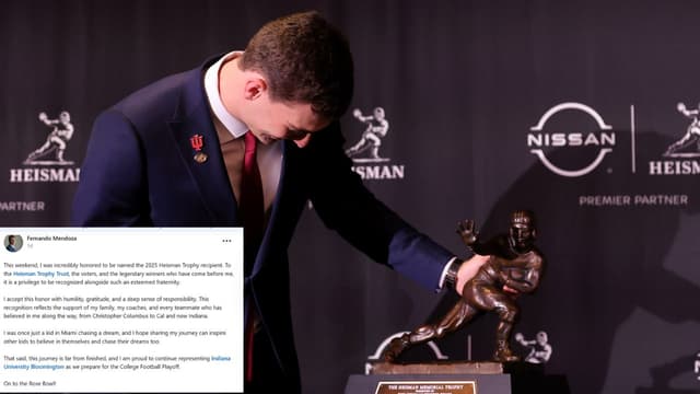 Why Is Fernando Mendoza Active on LinkedIn, Not Instagram and X? Heisman Winner Responds