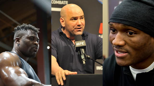 Kamaru Usman Questions Dana White's Claim About Francis Ngannou's Behaviour