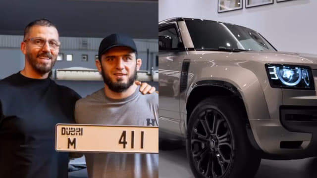 Islam Makhachev Receives Land Rover Defender After Becoming First Muslim Double Champion