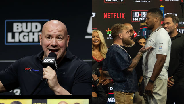 'Embarrassed': Dana White Slams Anthony Joshua vs. Jake Paul Fight
