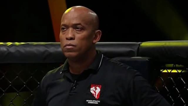 Referee Mark Smith Assisted Out After Apparent Injury at UFC 324