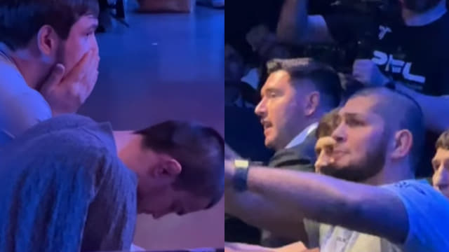 Khabib and Umar Upset After Teammate Kasum Kasumov Gets KOed at PFL Dubai