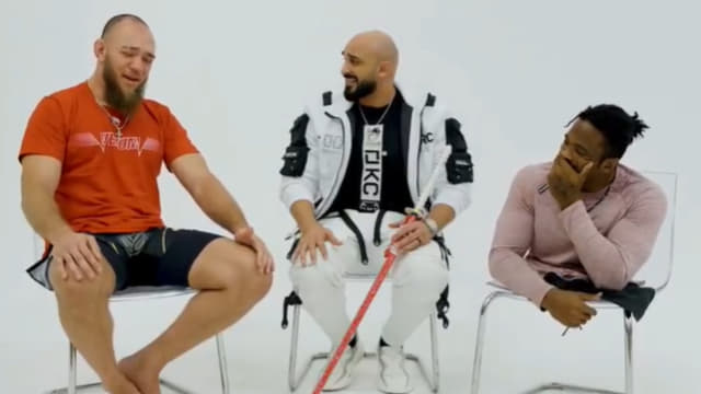 Valter Walker Hilariously ‘Cries’ Over Leg Locks Before Zion Clark Grappling Match