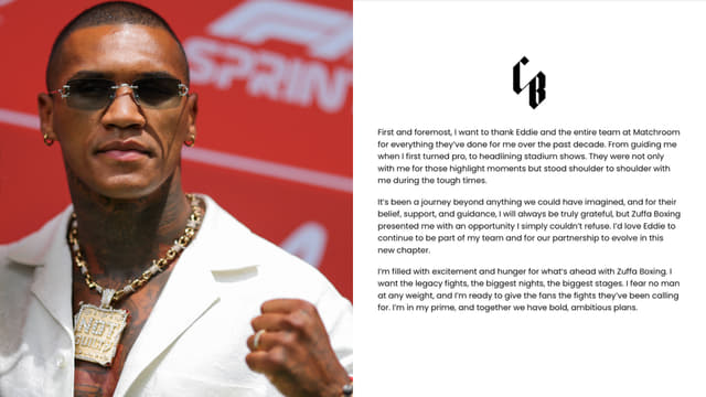 Conor Benn Leaves Matchroom for Zuffa Boxing, Says Offer Was ‘Unmissable’