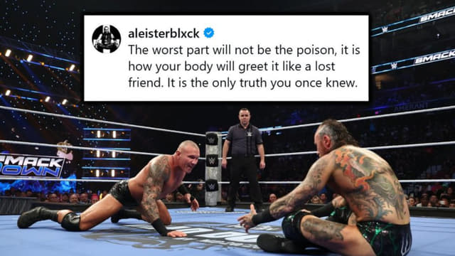 Aleister Black Warns Randy Orton After SmackDown Upset