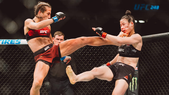 Zhang Weili vs. Joanna Jędrzejczyk Becomes First Women’s Fight in UFC Hall of Fame