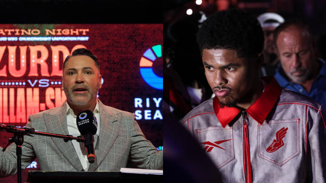 Oscar De La Hoya and Shakur Stevenson Blast Critics After Conor Benn’s Win Over Eubank Jr.