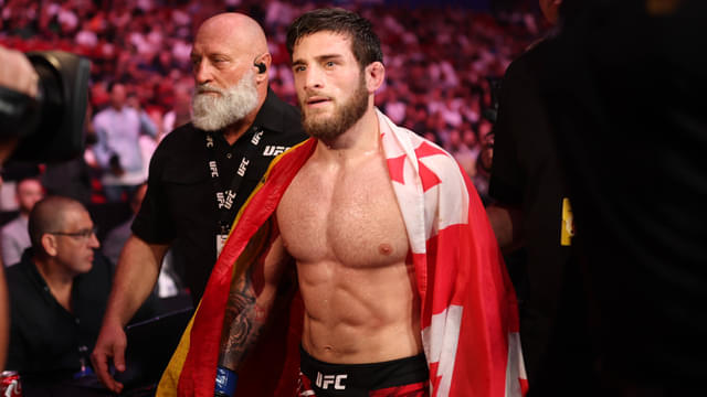 Aleksandre Topuria Vows To Show His Best Again Against Bekzat Almakhan at UFC Qatar