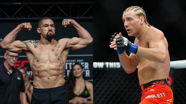 Robert Whittaker Wants Paddy Pimblett to Earn Title Shot Through Charles Oliveira Test