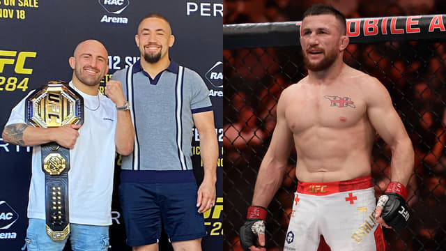 Robert Whittaker Believes Only Alexander Volkanovski Can Solve Merab Dvalishvili